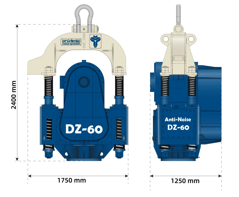 DZ-60電動振動打樁錘